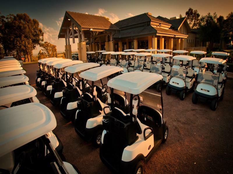 Chateau Elan At The Vintage Pokolbin Eksteriør bilde Golf carts at the clubhouse